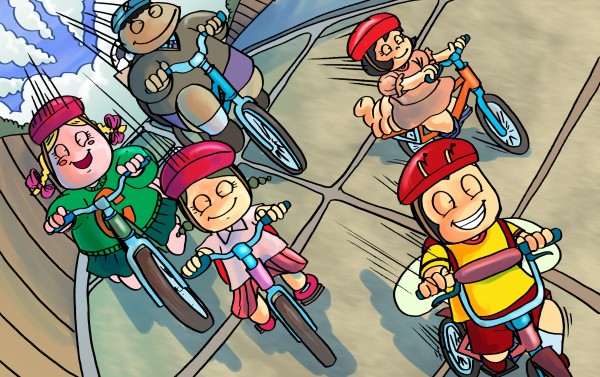 Riding Bikes - Bugville Critters by Robert Stanek
